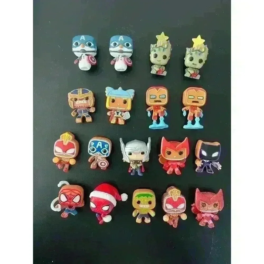 Funko Marvel Advent Figures 2022 Lot of 18 Christmas Holiday‎